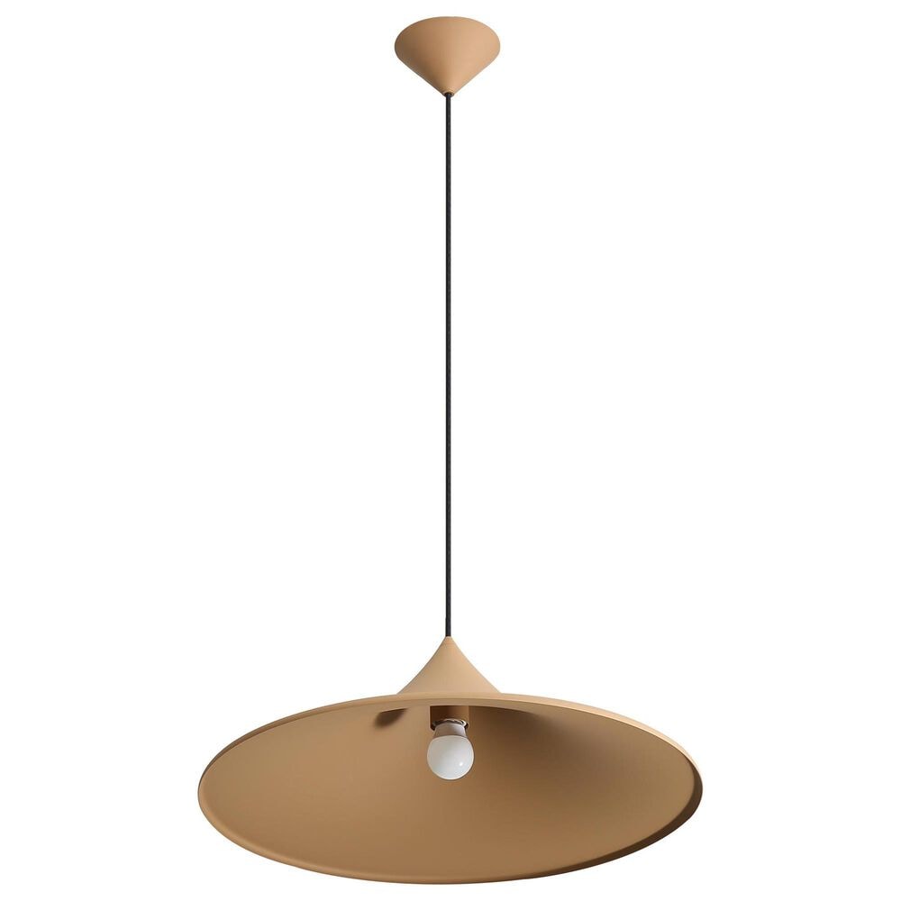 Golden Lighting Vistara 19.75" 1-Light Pendant in Latte, , large