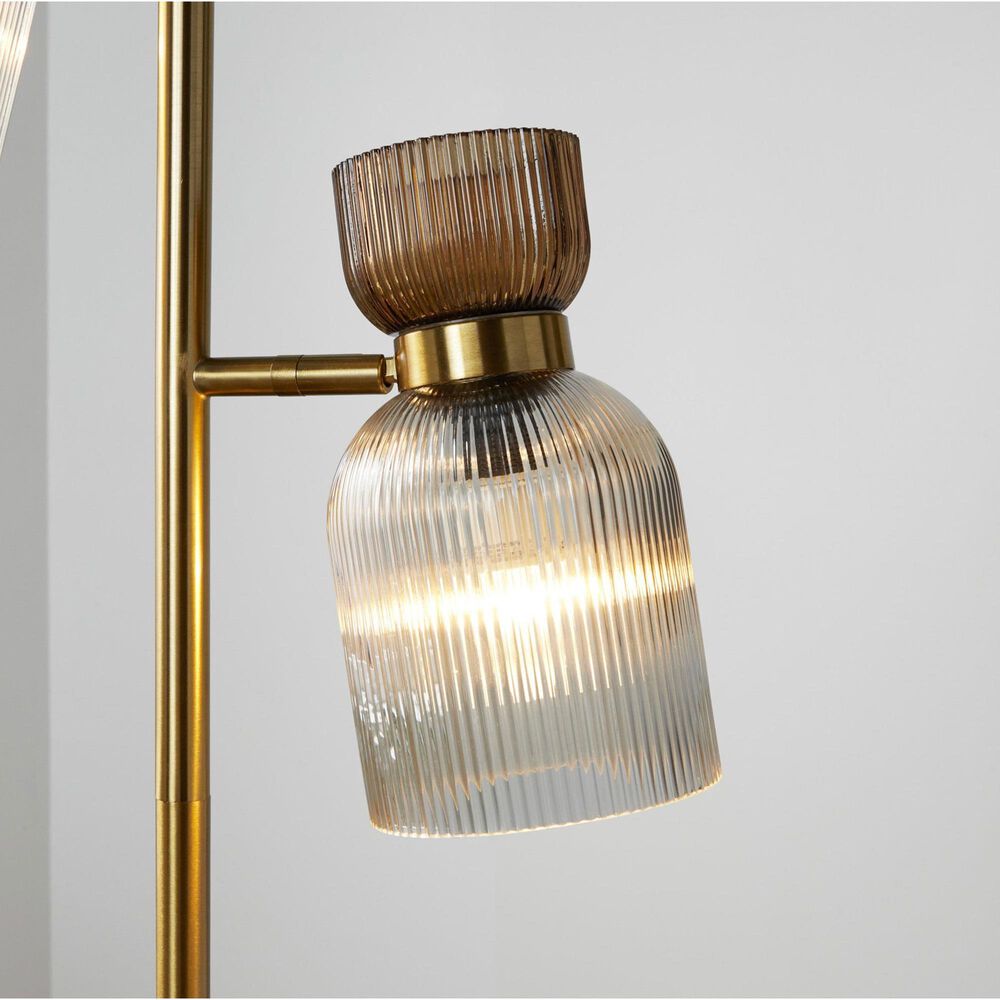 Grandview Gallery Marcel Metal Floor Lamp in Gold, , large
