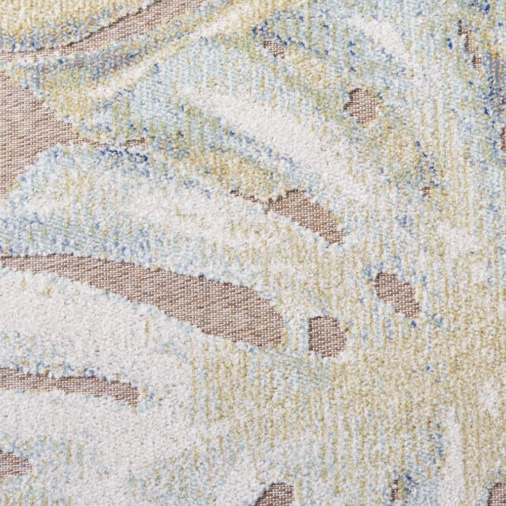 Safavieh Sarasota 4&#39;5&quot; x 6&#39;5&quot; Light Green and Brown Indoor/Outdoor Area Rug, , large