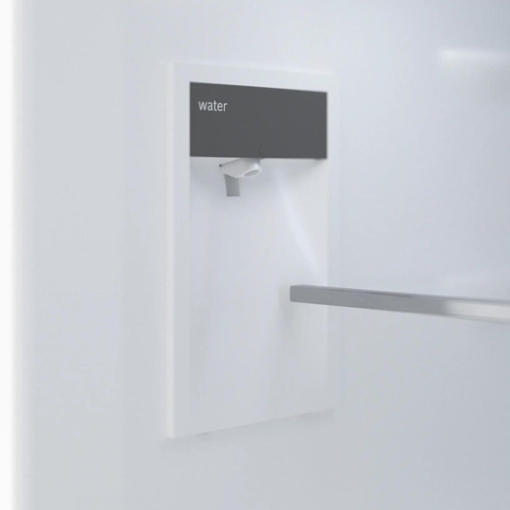 Bosch 800 Series 12.8 Cu. Ft. Free-Standing Fridge-Freezer in White Glass, , large