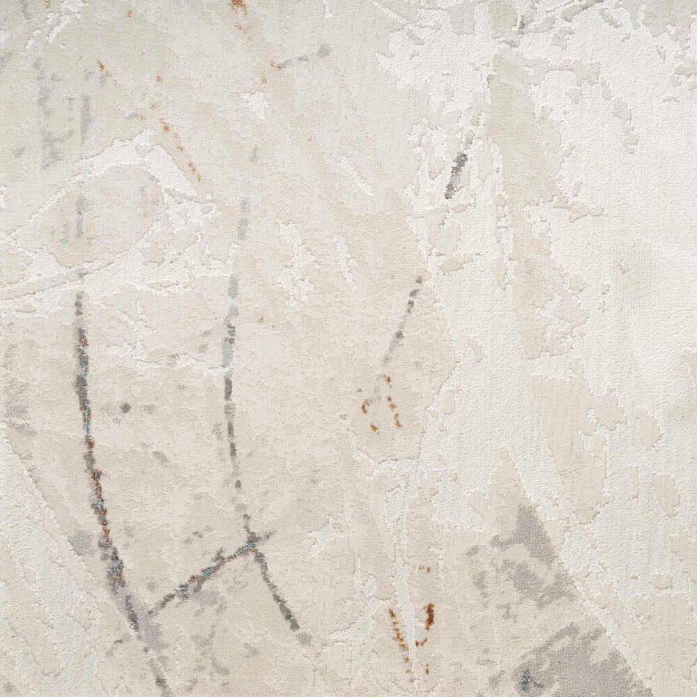 Nourison Desire Ivory, Grey and Blue 9&#39; x 12&#39; Area Rug, , large