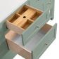 James Martin Vanities Breckenridge 72" Double Bathroom Vanity in Smokey Celadon with 3 cm Ethereal Noctis Quartz Top and Rectangular Sinks, , large