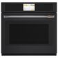 Cafe 2-Piece Kitchen Package with Matte Black 30" Smart Built-In Convection Single Wall Oven and Stainless Steel 30" Gas Cooktop, , large
