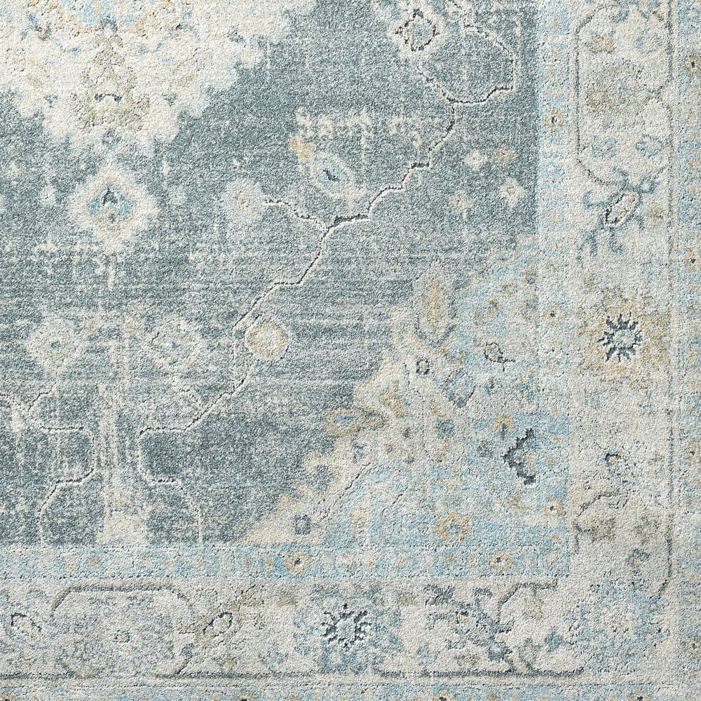 Surya Avellino 6&#39;7&quot; x 9&#39;2&quot; Light Beige, Gray, Pale Blue, Deep Teal, Tan, Light Olive and Denim Area Rug, , large