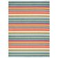 Safavieh Cabana CBN323A 3" x 5" Ivory and Green Indoor/Outdoor Area Performance Rug, , large