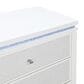 Global Furniture USA Alina 5-Piece Queen Upholstered Panel Bedroom Set in White, , large