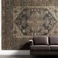 Surya Reign 9" x 12" Black, Charcoal, Medium Gray, Light Beige and Tan Area Rug, , large
