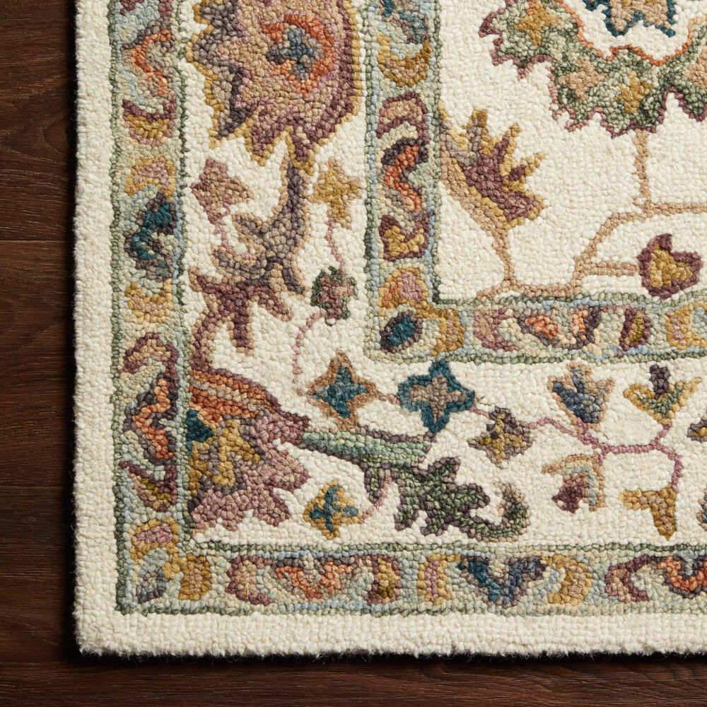 Loloi Padma PMA-01 2&#39;3&quot; x 3&#39;9&quot; White Area Rug, , large