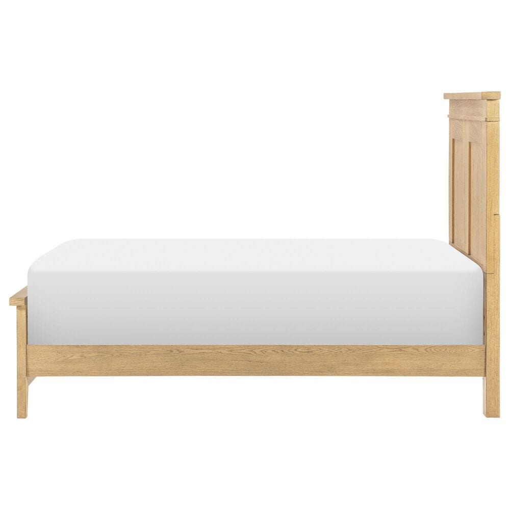 St Claire Home Today's Traditions 4 Piece Twin Platform Panel Bedroom Set in Natural Hickory, , large
