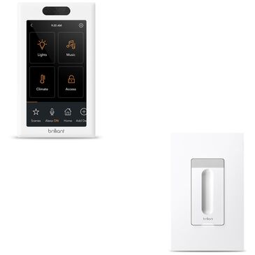 Brilliant All-in-One Smart Home 1 Switch Control + Smart Dimmer Switch, , large