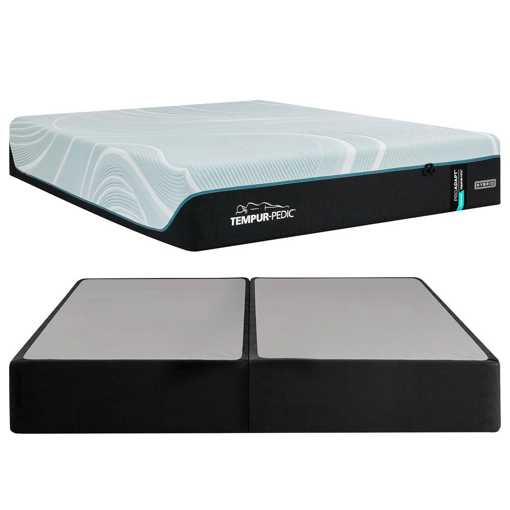 Tempur-Pedic ProAdapt 2.0 Medium Hybrid Split King Mattress with High Profile Box Springs, , large