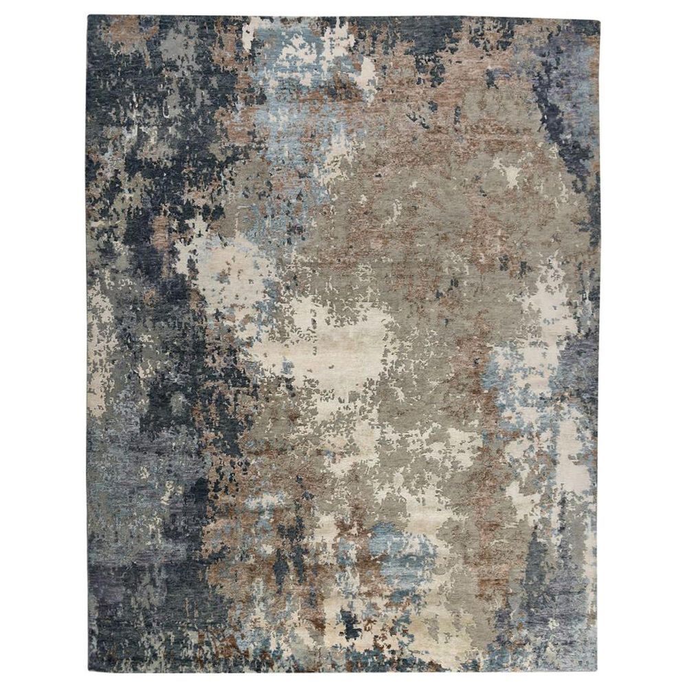 Amer Rugs Serena 10" x 14" Sky Blue Area Rug, , large