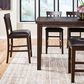 Ashley Haddigan 6-Piece Rectangular Dining Set in Smoky Dark Brown, , large