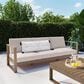 Linon Home Decor Silas 3-Seater Outdoor Sofa with Beige Cushions in Natural, , large
