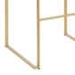 Lumisource Fuji Stackable Barstool with White Velvet Cushion in Gold (Set of 2), , large