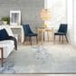 Nourison Silk Shadows 5"6" x 7"5" Blue and Sky Area Rug, , large