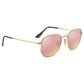 Ray-Ban Hexagonal Flat Lenses Sunglasses with Copper Lenses in Polished Gold, , large