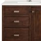 James Martin Vanities Addison 36" Single Bathroom Vanity in Mid-Century Acacia with Single Hole 3 cm White Zeus Quartz Top and Rectangular Sink, , large