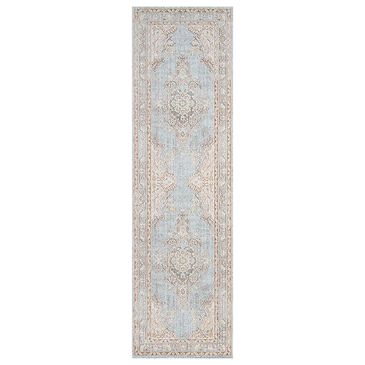 Momeni Isabella ISA-1 2"7" x 8" Blue Runner, , large