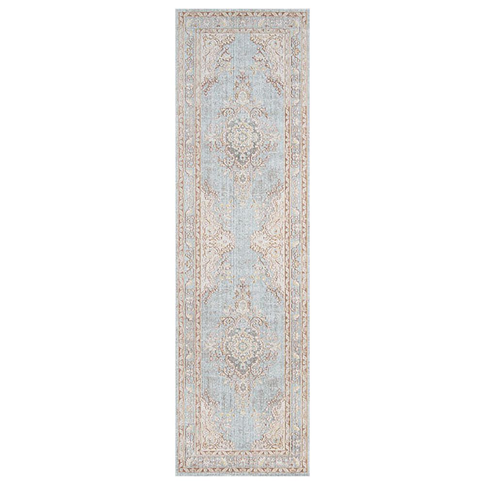 Momeni Isabella ISA-1 2"7" x 8" Blue Runner, , large