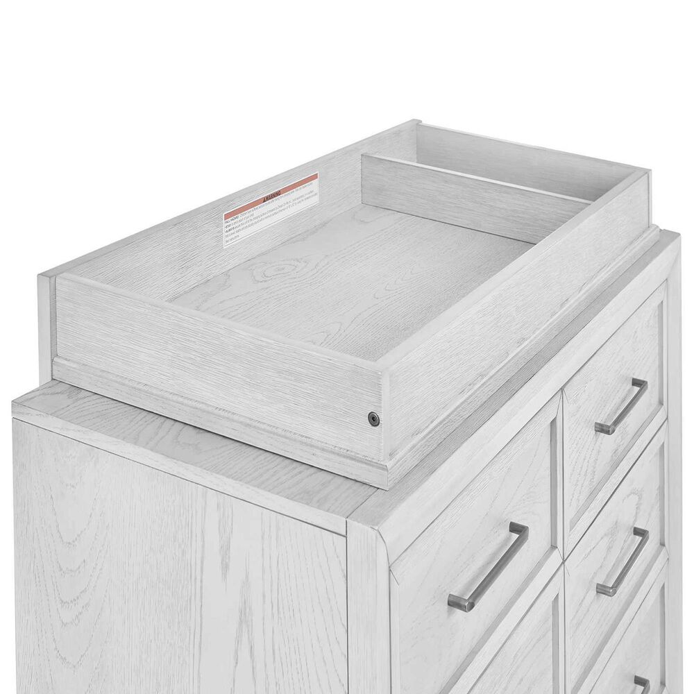 Evolur Lourdes Changing Tray Top in Greyhound NFM