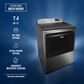 Maytag 5.2 Cu. Ft. Smart Pet Pro Top Load Washer and 7.4 Cu. Ft. Smart Top Load Electric Dryer with Pet Pro Option in Classic Silver, , large