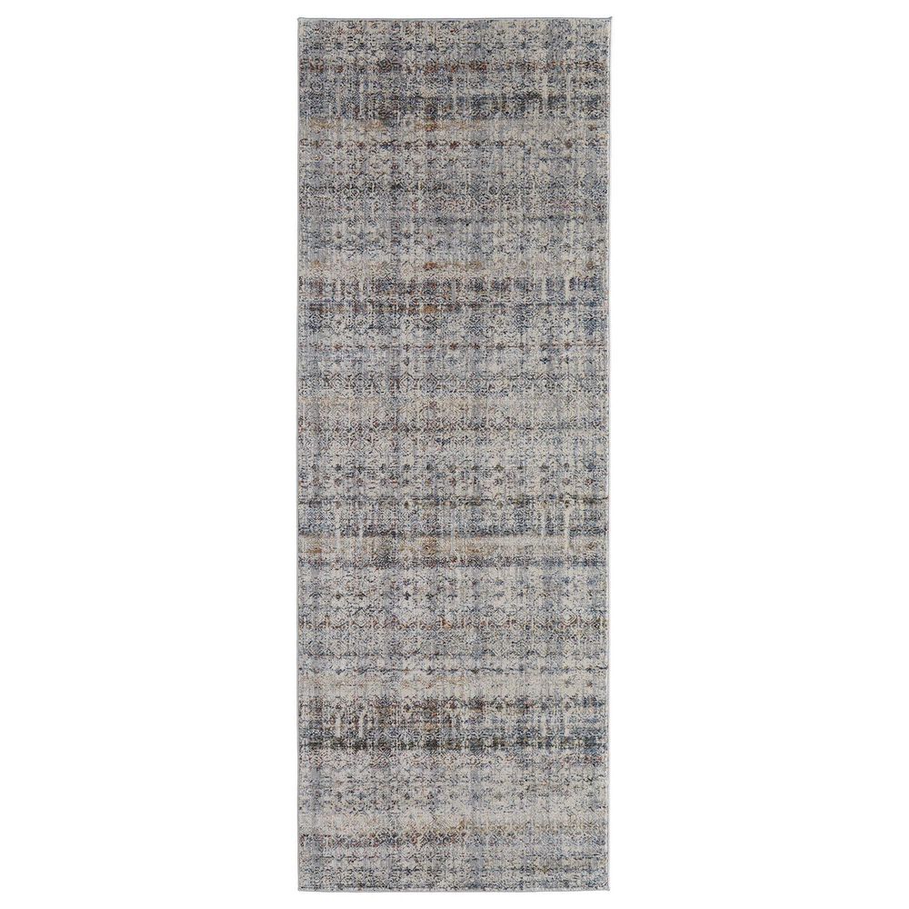 Feizy Kaia 2"6" x 10" Gray Runner, , large
