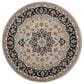 Safavieh Lyndhurst 7" Round Cream and Anthracite Area Rug, , large