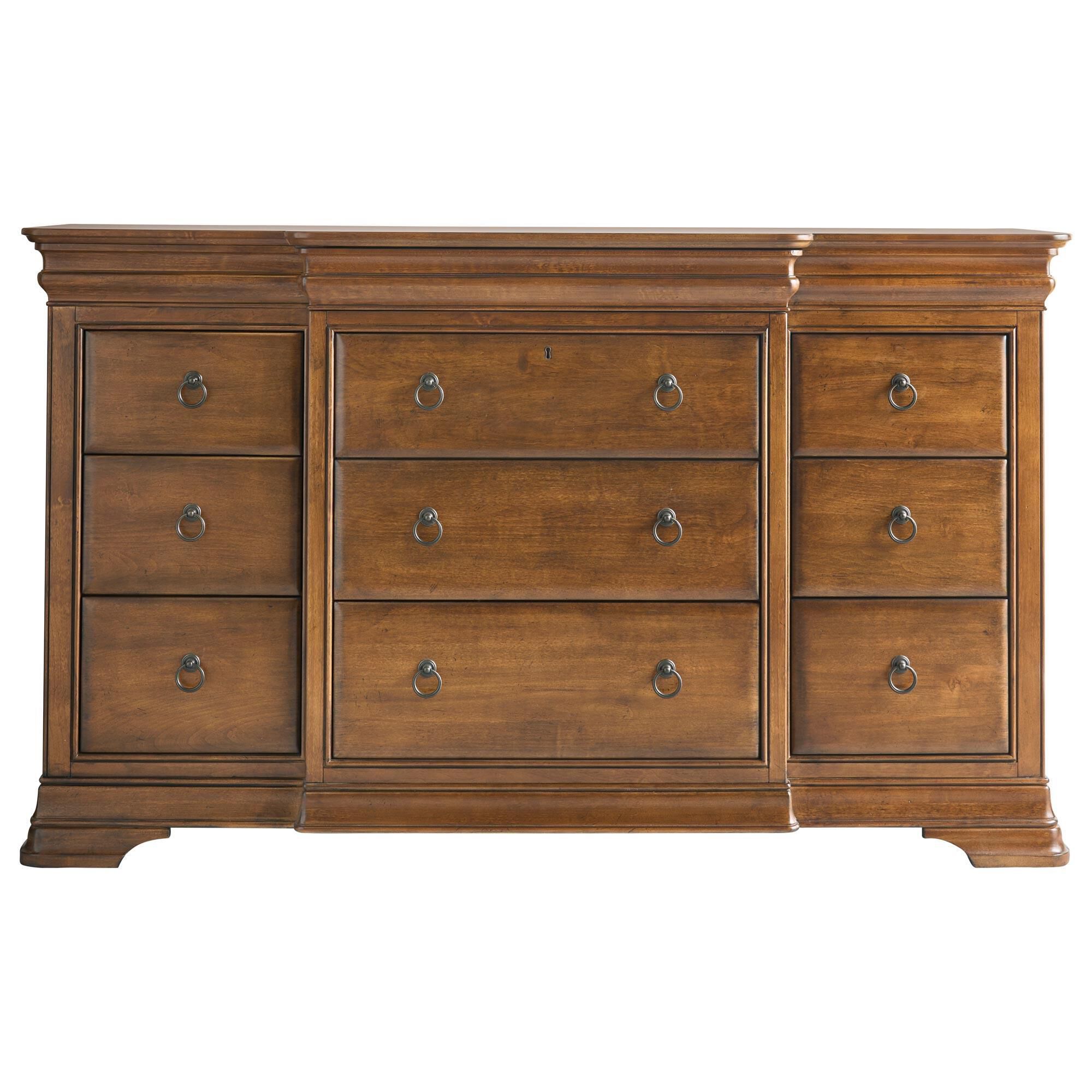 New Lou 12 - Drawer Solid Wood Dresser - Thumbnail 2