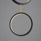 Maxim Lighting Hoopla 3-Light LED Pendant in Black and Gold, , large
