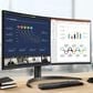 LG 34" UltraWide QHD Curved Monitor with USB-C in Black, , large