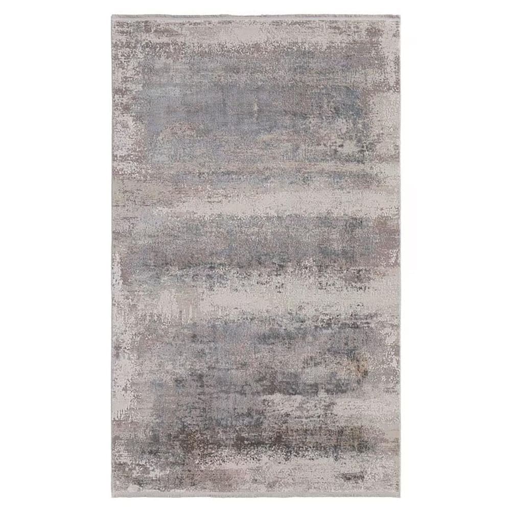 Feizy Cadiz Light Gray 2&#39;2&quot; x 3&#39;2&quot; Area Rug, , large