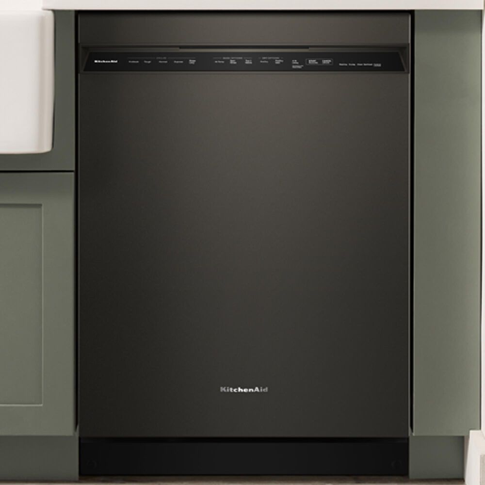 KitchenAid 24&quot; Third Level Jet Rack Dishwasher with 40+ Total Wash Jets and Pocket Handle in Black Ore, , large