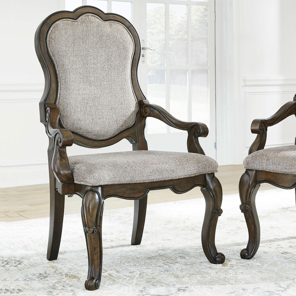 Millenium Maylee Arm Chair in Dark Brown, , large