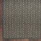 Nourison Horizon HOZ02 Charcoal 8" x 10" Indoor/Outdoor Area Rug, , large