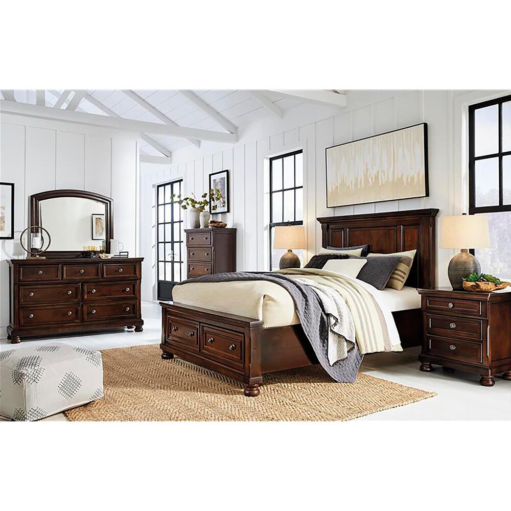 Millenium Porter Queen Panel Bed in Rustic Brown, , large