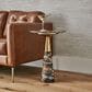Uttermost Pier Accent Table in Michelangelo and Brass, , large