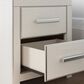 Ashley Zuraleus 2-Drawer Night Stand in Matte White and Chrome, , large