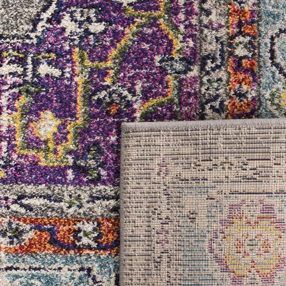 Safavieh Monaco MNC246L-212 2&#39;2&quot; x 12&#39; Violet/Light Blue Runner, , large