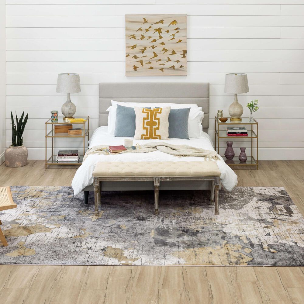 Karastan Tryst Nuvole 5&#39; x 8&#39; Patina Area Rug, , large