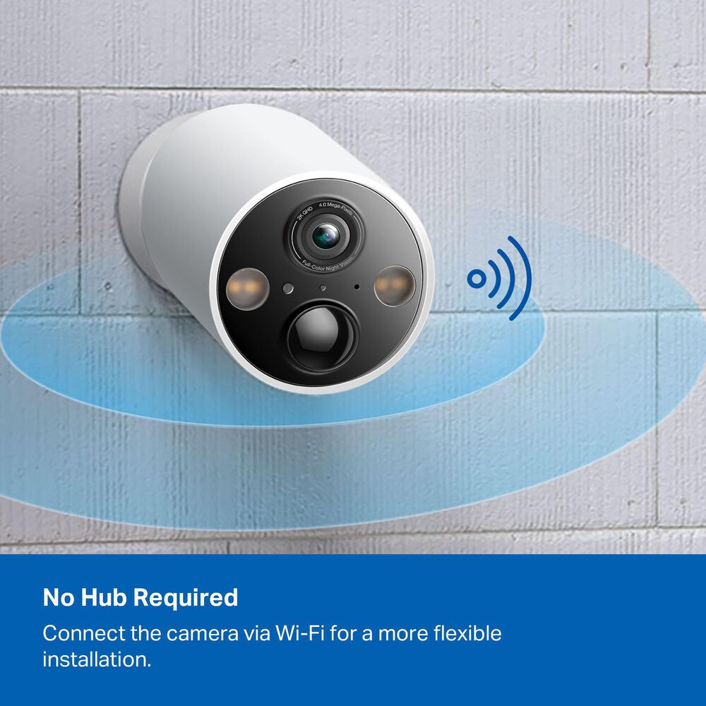 TP-Link Smart Wire Free Indoor/Outdoor Security Camera in White (Set of 3), , large