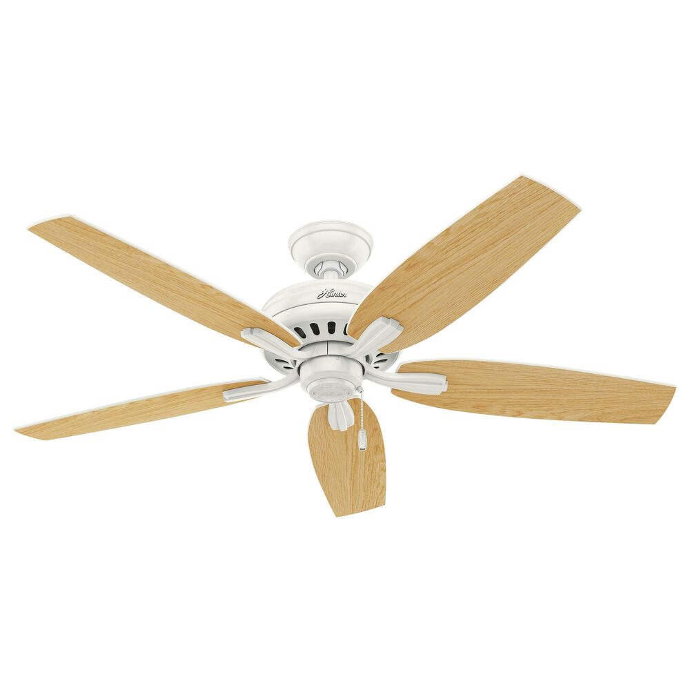 Hunter Newsome 52&quot; Ceiling Fan with 3 Lights in Fresh White, , large