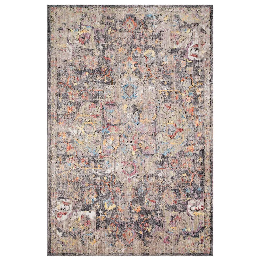 Loloi Medusa MED-06 12" x 15" Charcoal and Fiesta Area Rug, , large