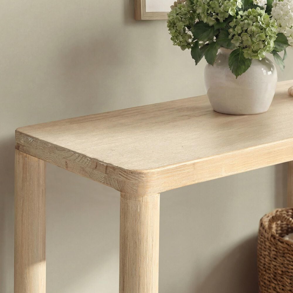 Jennifer Taylor Home Milo Console Table in Light Natural Cerused, , large