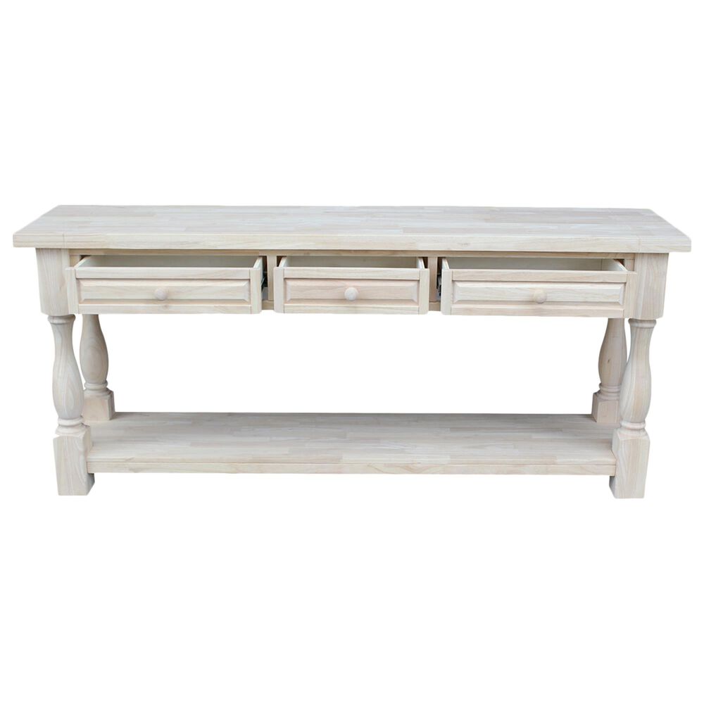 International Concepts Tuscan Console Table in Unfinished, , large