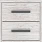 Ashley Cayboni 2-Drawer Nightstand in Whitewash, , large
