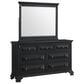 Mayberry Hill Passages 4-Piece Queen Panel Bedroom Set in Black, , large
