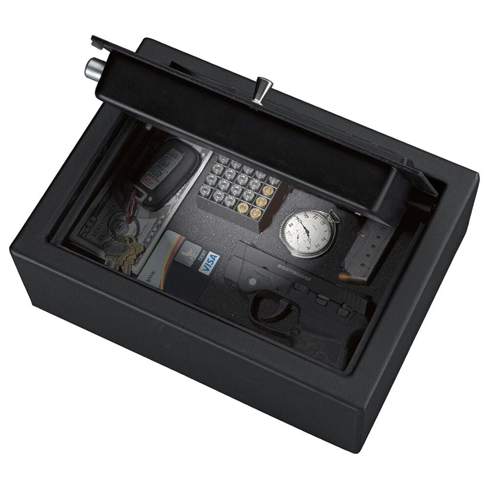 Stack-On Drawer Safe with Electronic Lock in Black, , large