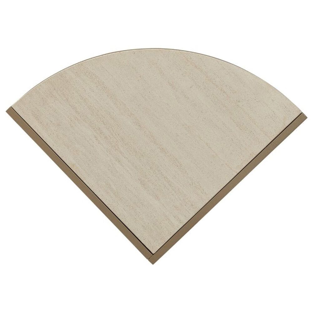 Bernards Furniture Trilogy Quarter Bunching Table in Warm Toffee and Spice, , large