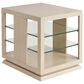 Lexington Furniture Sunset Key Benson Lamp Table in Light Sand Drift and Clear, , large